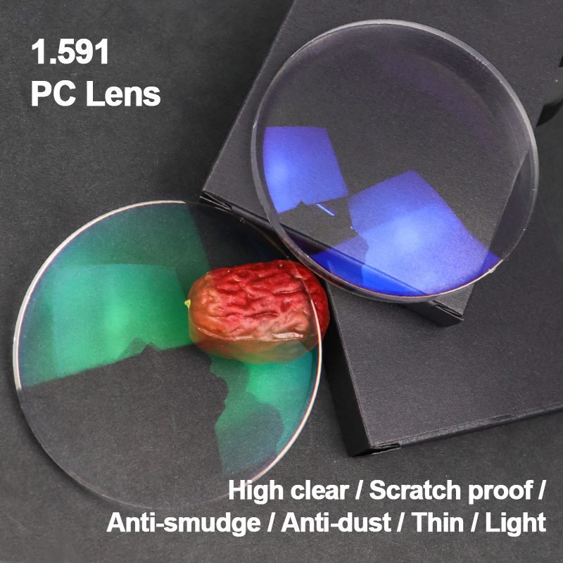 Pc Polycarbonate Lens Uv Hmc Ar Coating Emi Single Vision Lens