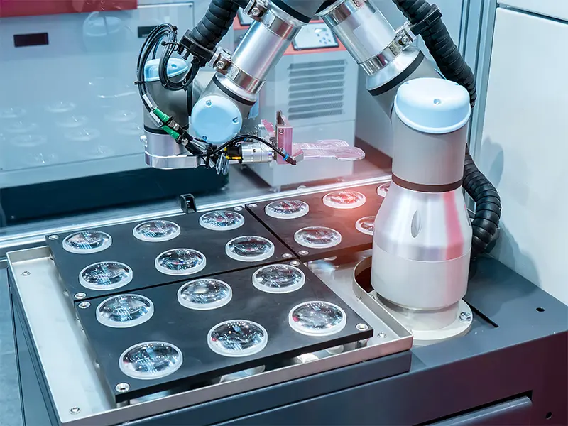 semifinished lens is producing