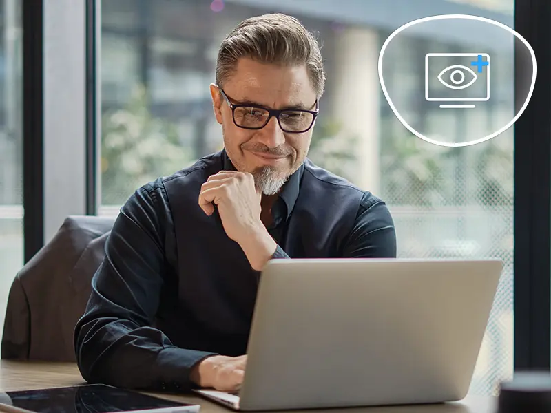 Blue blocking lenses effectively blocks blue light, protecting eyes from damage caused by electronic devices.