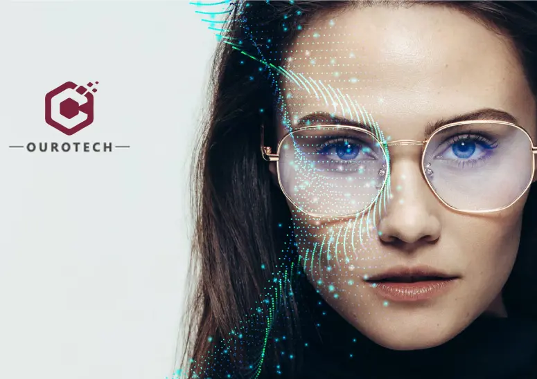 A person wearing our high-quality optotech prescription lenses